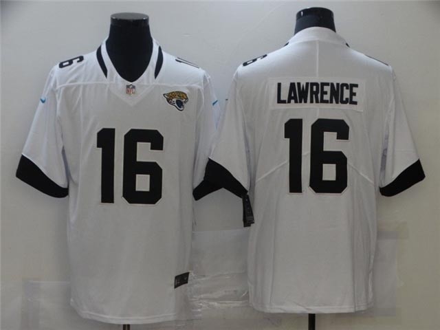 Youth Jacksonville Jaguars #16 Trevor Lawrence White Vapor Limited Jersey