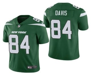 Men's New York Jets #84 Corey Davis Green 2021 Vapor Untouchable Stitched NFL Nike Limited Jersey