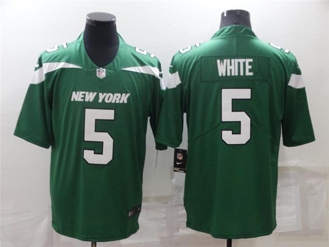 New York Jets #5 Mike White Green Vapor Limited Jersey