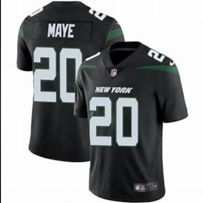 Men's Jets #20 Marcus Maye Black Alternate Stitched Football Vapor Untouchable Limited Jersey