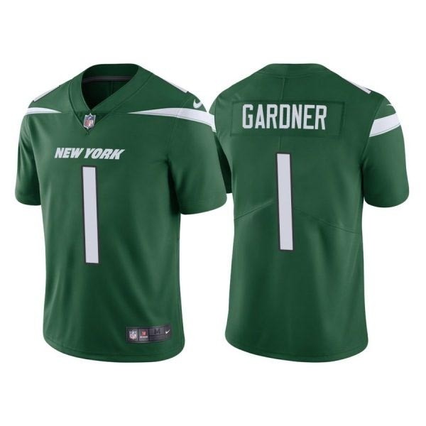 Youth New York Jets #1 Ahmad Gardner 2022 Green Vapor Untouchable Limited Stitched Jersey