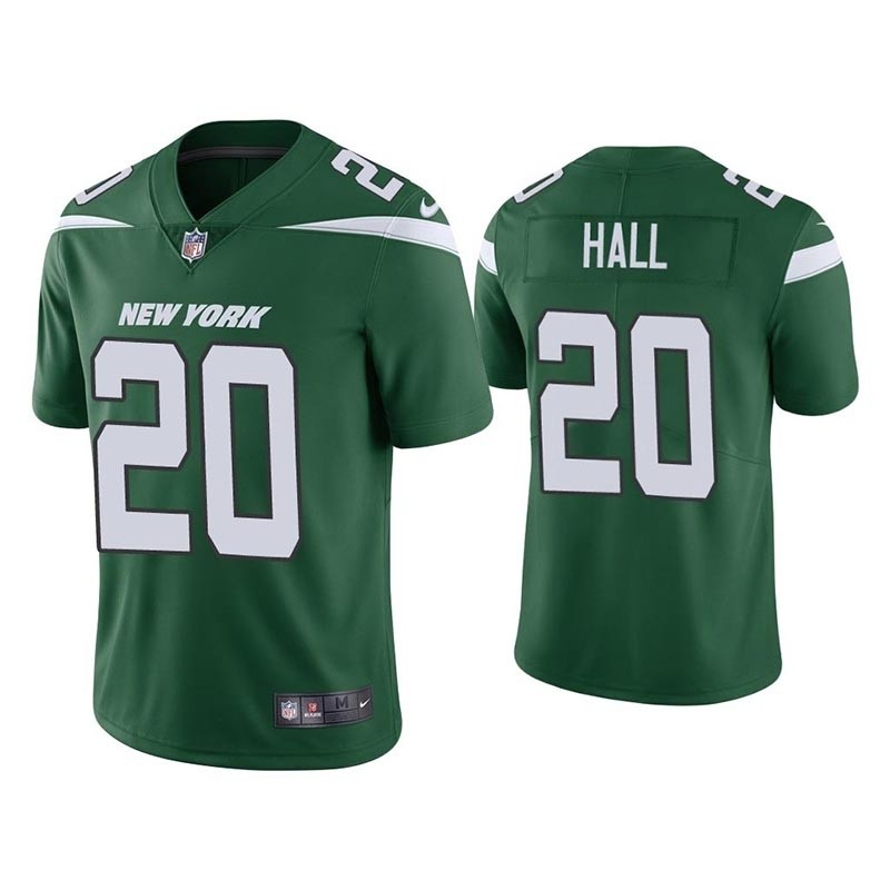 Youth New York Jets #20 Breece Hall 2022 Green Vapor Untouchable Limited Stitched Jersey