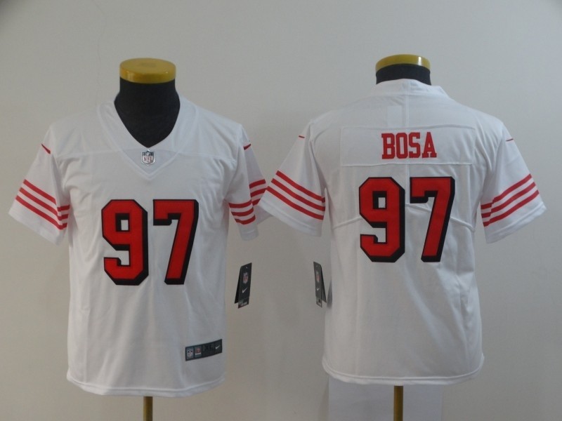 NFL Youth 49ers Bosa #97 white New 2018 Legend Jersey