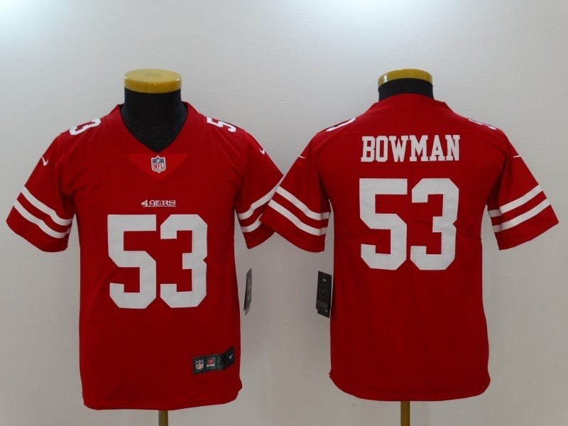 NFL Youth San Francisco 49ers  NaVorro Bowman #53 Red Jersey