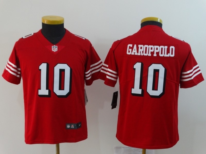 NFL Youth 49ers Garoppolo #10 Red New 2018 Legend Jersey