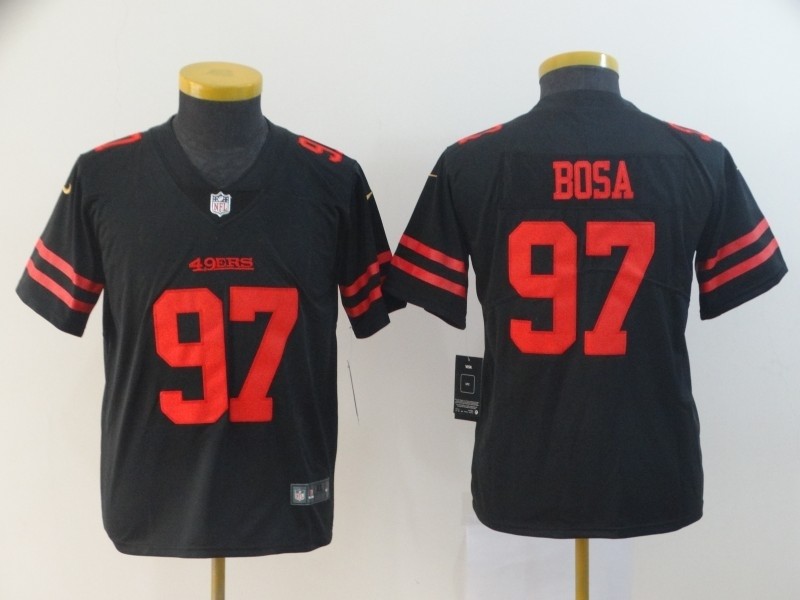 NFL Youth San Francisco 49ers Bosa #97 Black Jersey