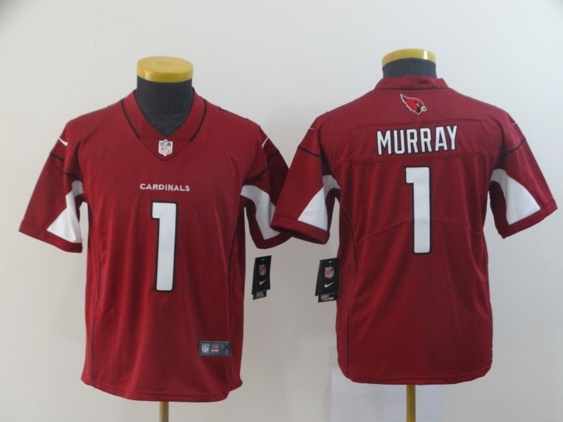 NFL Youth Arizona Cardinals Kyler Murray #1 red Jersey