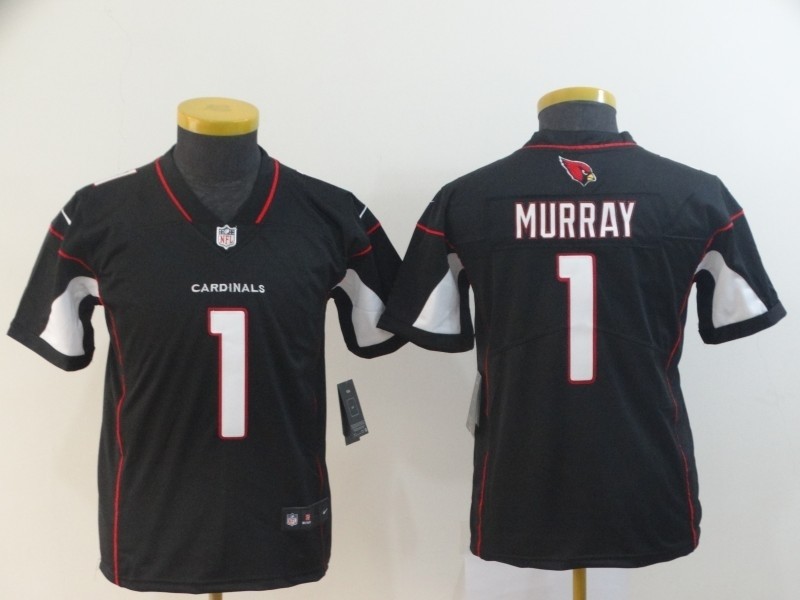 NFL Youth Arizona Cardinals Kyler Murray #1 black Jersey