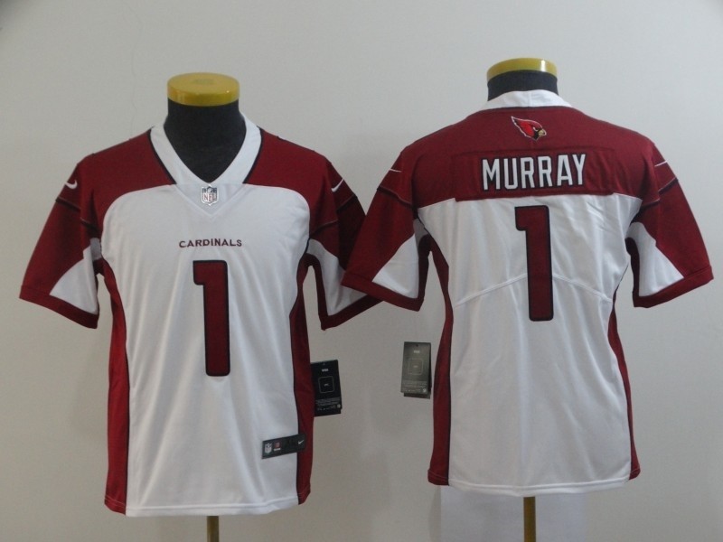 NFL Youth Arizona Cardinals Kyler Murray #1 White Jersey