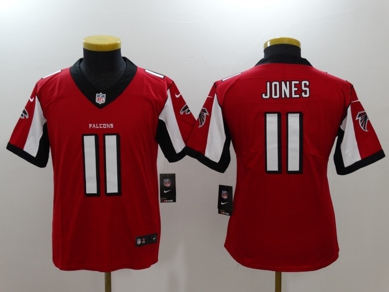 NFL Youth Falcons Julio Jones #11 red Jersey