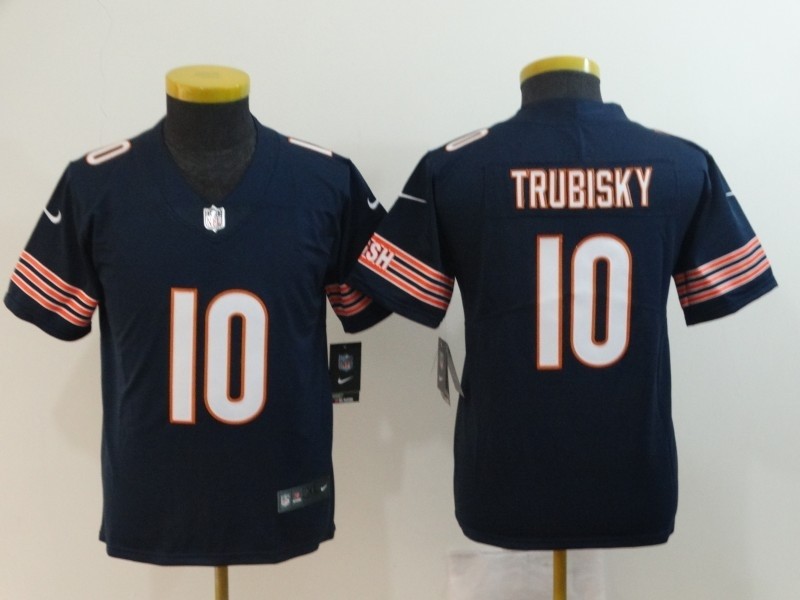 NFL Youth Bears Truubisky #10 blue Jersey