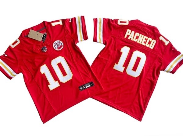 Youth Kansas City Chiefs #10 Isaih Pacheco Red Vapor F.U.S.E. Limited Jersey