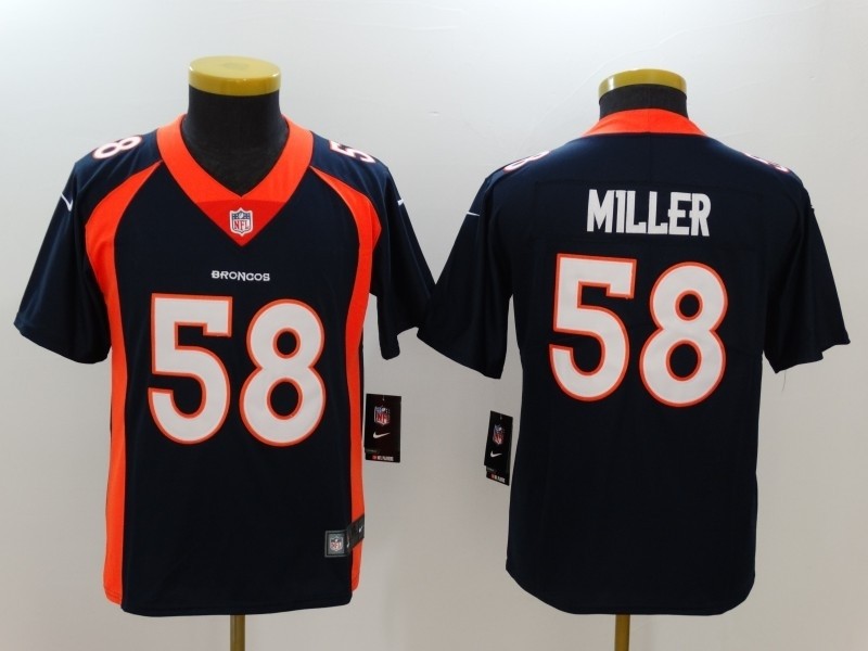 NFL Youth Broncos Von Miller #58 Blue Jersey