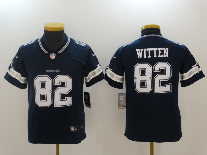 NFL Youth Dallas Cowboys Witten #82 blue Jersey