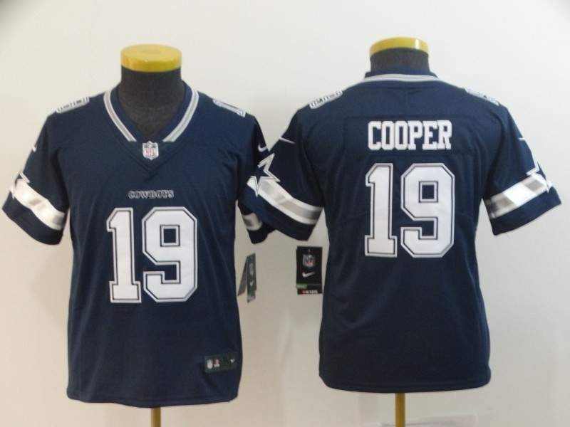 NFL Youth Dallas Cowboys Amari Cooper #19 blue Jersey