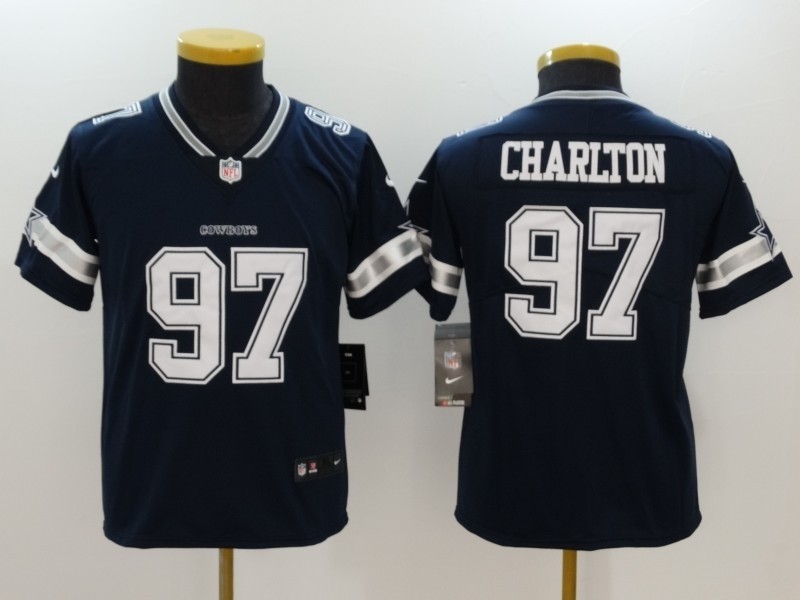 NFL Youth Dallas Cowboys Charlton #97 blue Jersey