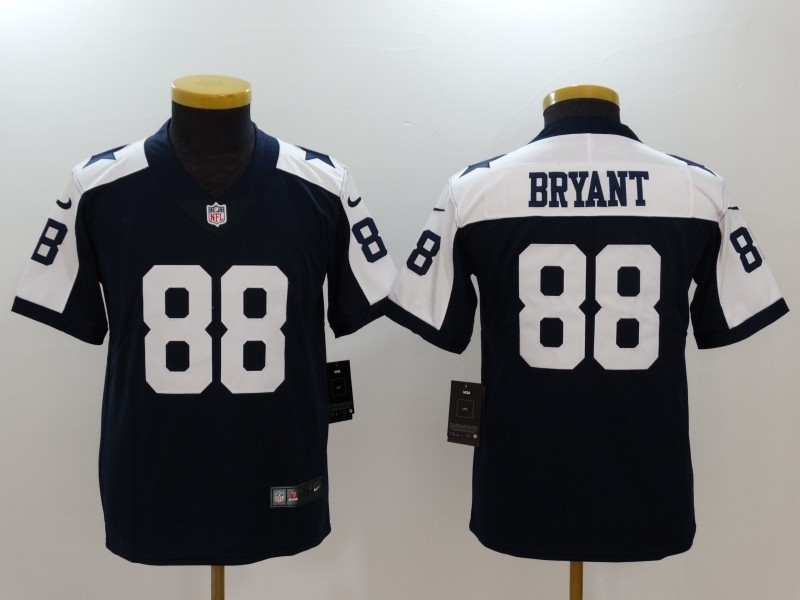 NFL Youth Cowboys Dez Bryant #88 blue thanksgiving Jersey