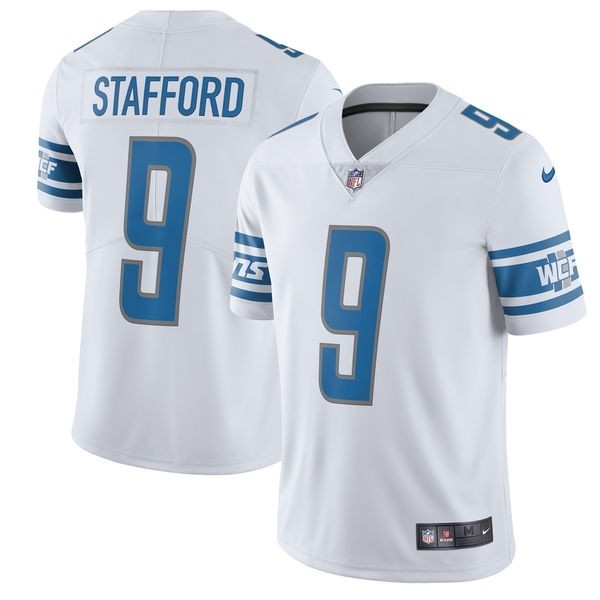 NFL Youth Detroit Lions Stafford #9 White Jersey