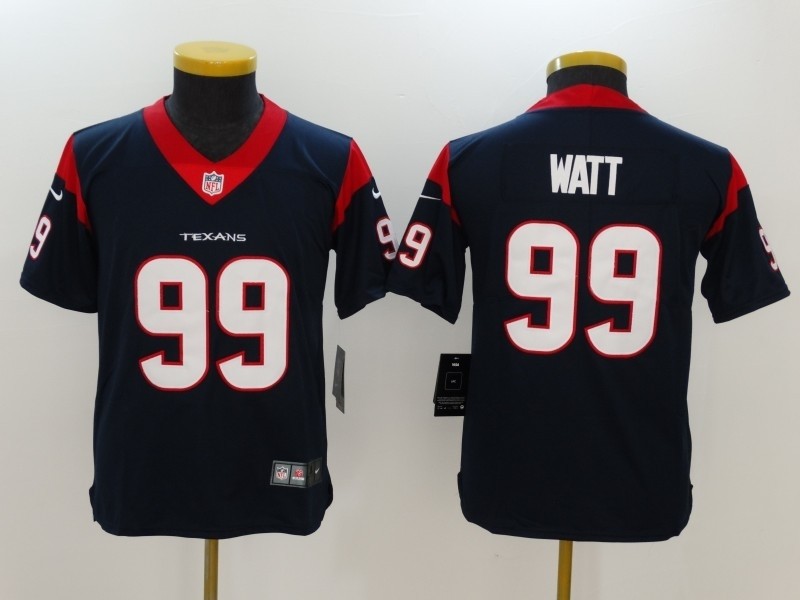 NFL Youth Houston Texans J.J. Watt #99 blue Jersey