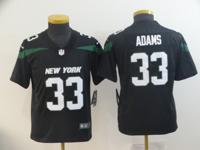 NFL Youth New York Jets Jamal Adams #33 black 2019 Jersey