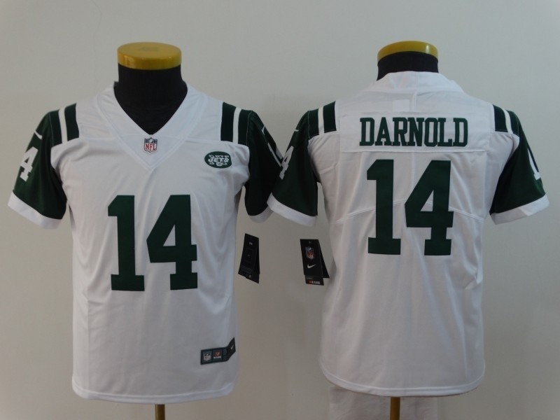 NFL Youth New York Jets Sam Darnold #14 White Jersey