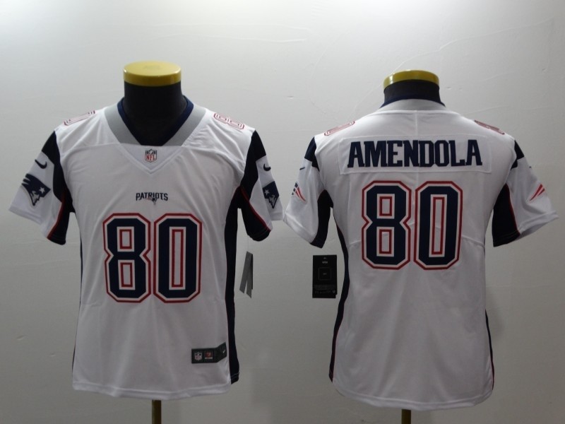 NFL Youth New England Patriots Amendola #80 white Jersey