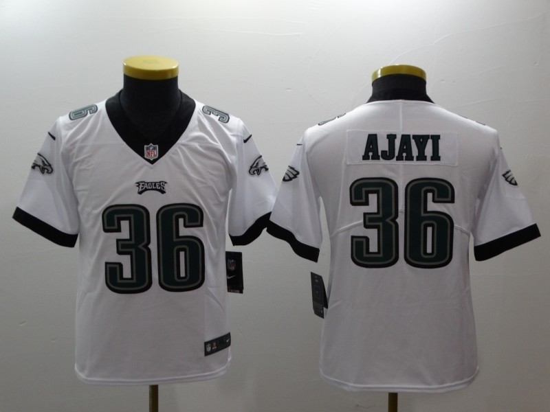 NFL Youth Philadelphia Eagles Ajayi #36 white Jersey