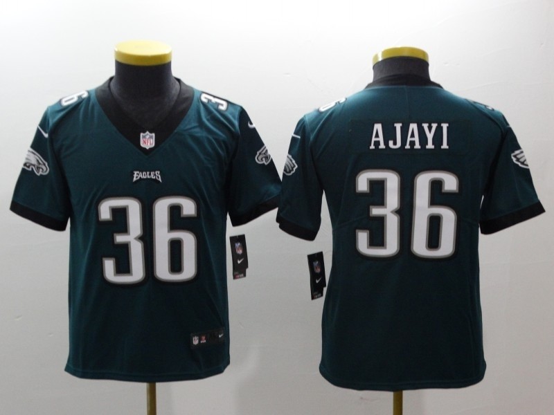 NFL Youth Philadelphia Eagles Ajayi #36 Green Jersey