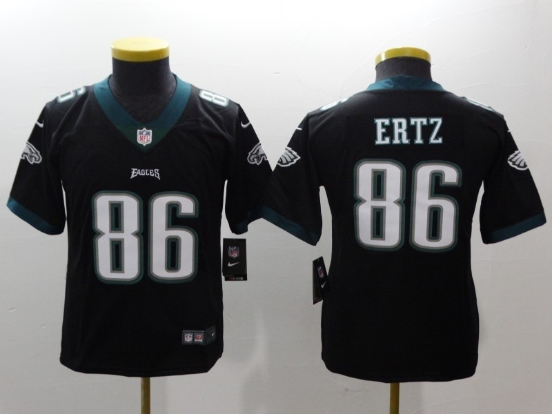 NFL Youth Philadelphia Eagles Ertz #86 Black Jersey