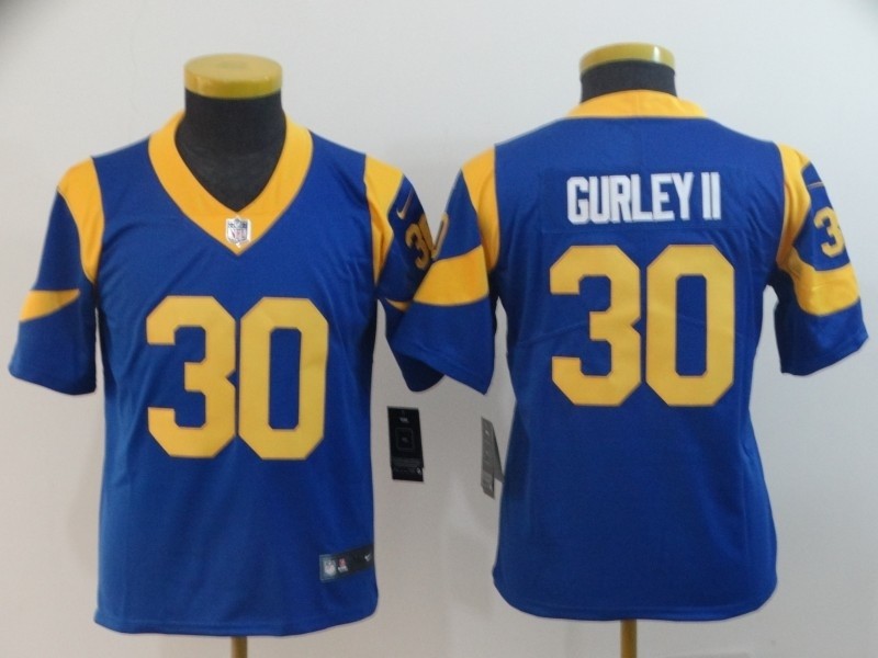 NFL Youth Rams Todd Gurley II #30 Royal blue Jersey