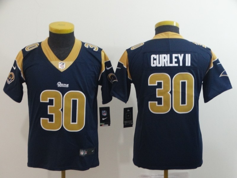 NFL Youth Rams Todd Gurley II #30 Navy blue Jersey