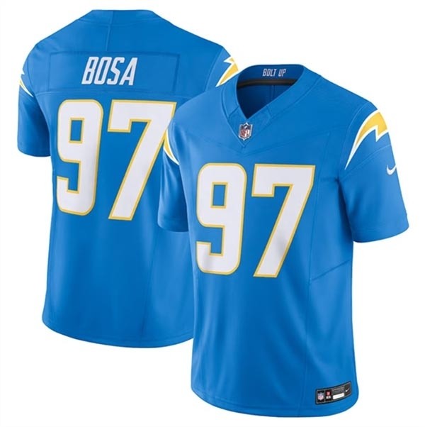 Men's Los Angeles Chargers #97 Joey Bosa Blue 2023 F.U.S.E. Vapor Untouchable Limited Stitched Jersey