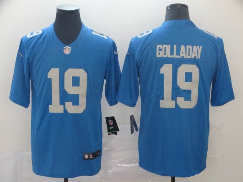 NFL Detroit Lions #19 Kenny Golladay Sky Blue Vapor Untouchable Limited Jersey