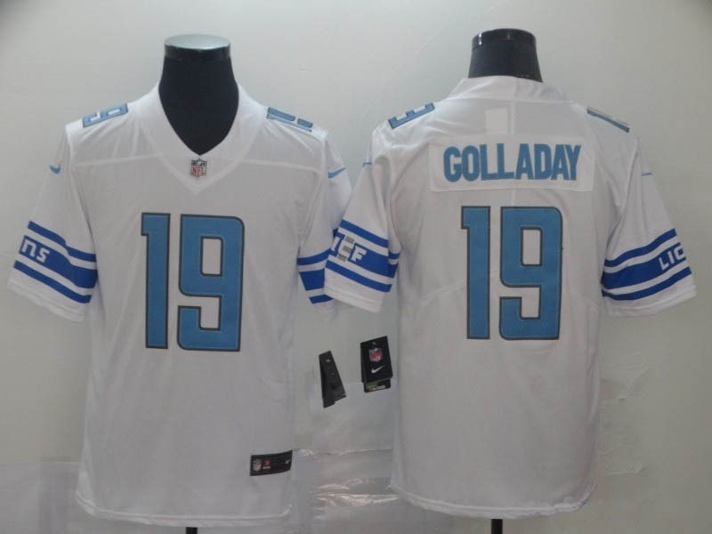 NFL Detroit Lions #19 Kenny Golladay White Vapor Untouchable Limited Jersey