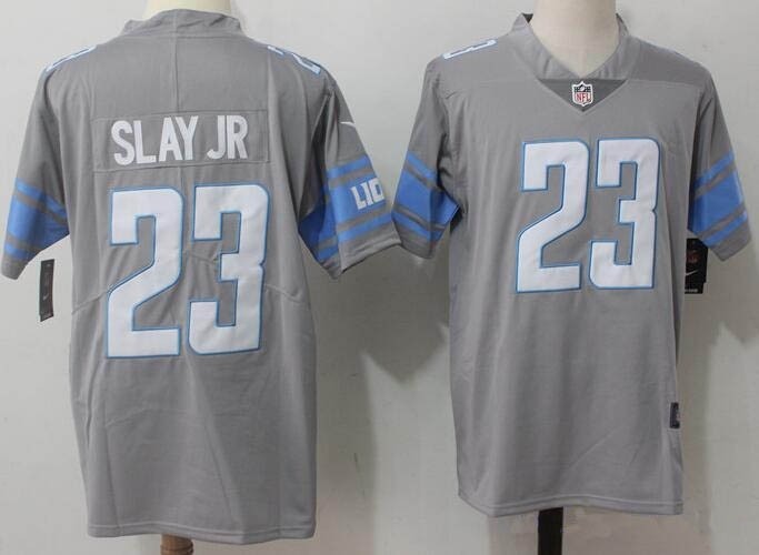 NFL Detroit Lions #23 Darius Slay Jr Grey Vapor Untouchable Limited Jersey