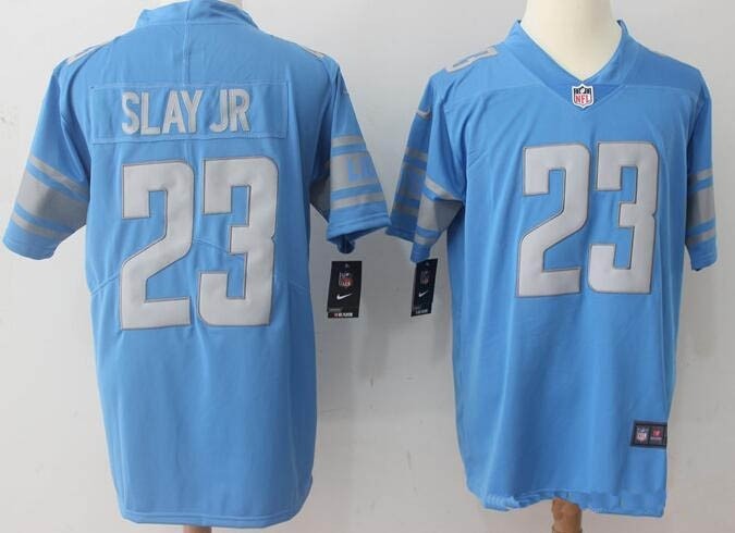 NFL Detroit Lions #23 Darius Slay Jr Sky Blue Vapor Untouchable Limited Jersey