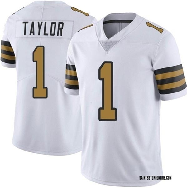 Men's New Orleans Saints #1 Alontae Taylor Color Rush Jersey