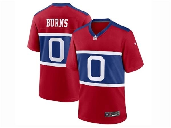 Men's New York Giants #0 Brian Burns Century Red Alternate Vapor Limited Jersey