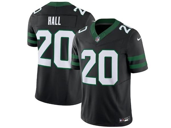 Men's New York Jets #20 Breece Hall Legacy Black Throwback Vapor F.U.S.E. Limited Jersey