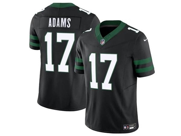 Men's New York Jets #17 Davante Adams Black Vapor F.U.S.E. Limited Jersey