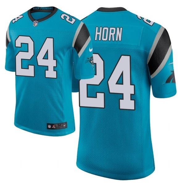 Men's Panthers #24 Jaycee Horn Blue 2021 NFL Draft Classic Limited Jersey