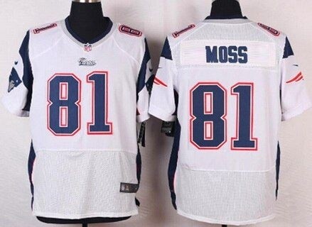 NFL New England Patriots Randy Moss #81 white Vapor Untouchable Limited Jersey