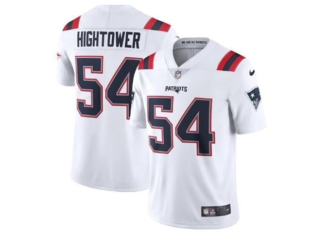 New England Patriots #54 Dont'a Hightower White Vapor Limited Jersey