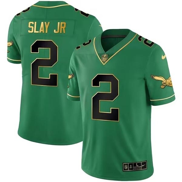 Men's Philadelphia Eagles #2 Darius Slay JR Green black Vapor Untouchable Limited Stitched Jersey