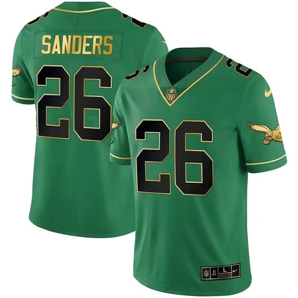 Men's Philadelphia Eagles #26 Miles Sanders Green black Vapor Untouchable Limited Stitched Football Jersey