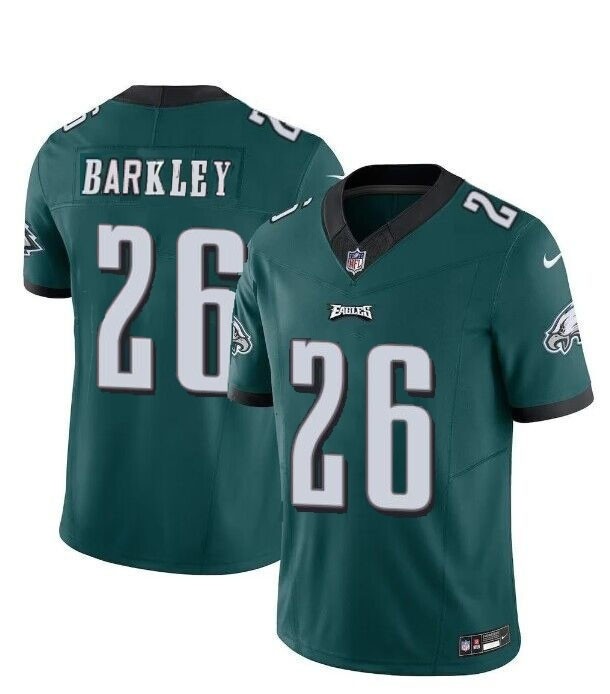 Men's Philadelphia Eagles #26 Saquon Barkley Green F.U.S.E. Vapor Untouchable Limited Stitch Football Jersey