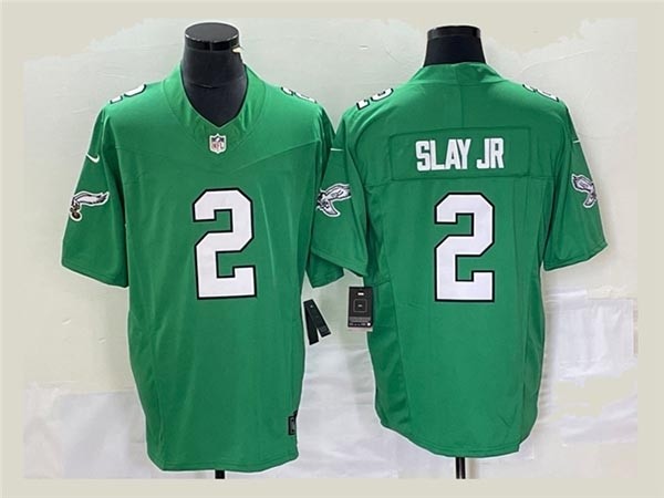 Men's Philadelphia Eagles #2 Darius Slay Jr Kelly Green Vapor F.U.S.E. Limited Jersey