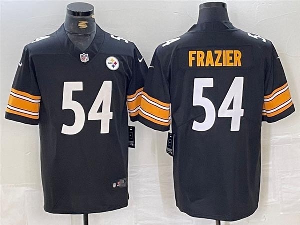 Men's Pittsburgh Steelers #54 Zach Frazier Black Vapor Limited Jersey