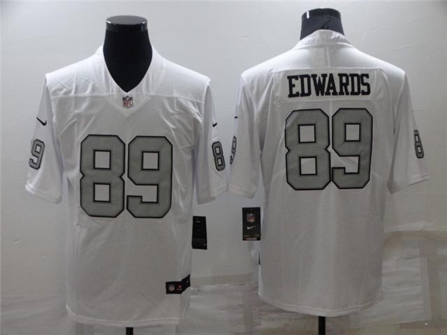 Las Vegas Raiders #89 Bryan Edwards White Color Rush Limited Jersey