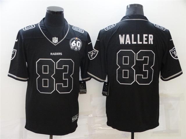 Las Vegas Raiders #83 Darren Waller Black Shadow Limited Jersey